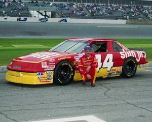 DAVID GREEN #44 SLIM JIM CHEVY LUMINA CLOSE UP AT DAYTONA 8X10 GLOSSY PHOTO #W4 - Picture 1 of 1