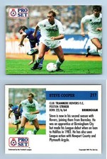 Steve Cooper - Tranmere Rovers #217 English League 1991-92  Pro Set Trading Card