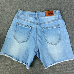 California Vintage Cutoff Jean Shorts Womens 22 Blue Stretch Denim Daisy Dukes - Picture 1 of 13