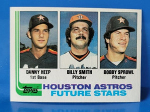 Danny Heep, Billy Smith & Bobby Sprowl - Astros - Topps - 1982 - #441