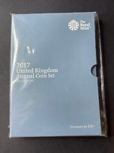 2017 Brilliant Uncirculated UK Annual Coin Set Royal Mint Year Set Sealed