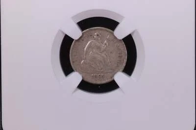 1865-S Seated Liberty Half Dime. Nice Early Harder Date. NGC XF-45, Store #14005 - Image 1 of 3