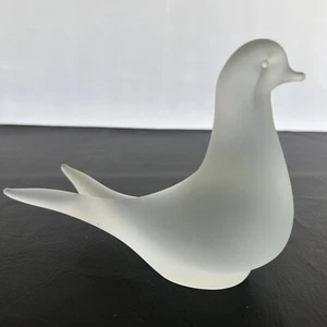 Taube Split Tail mattiert mundgeblasen Cajun Kristall Cindi New Orleans - Bild 1 von 7