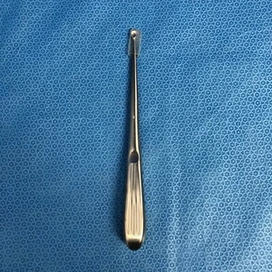 V Mueller OS992-002 8" Size 2 Bruns Straight Curette Orthopedic - Picture 1 of 8