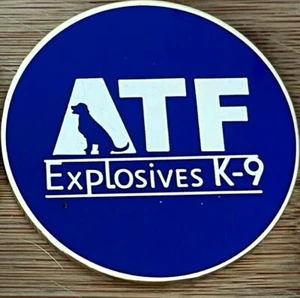 ATF - Alcohol Tabaco Armas de Fuego y Explosivos K9 Tercera GEN FC Moneda Desafío - Imagen 1 de 3