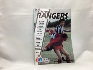 Stafford Rangers v Boston United Vauxhall Conference October 1989 - Picture 1 of 1
