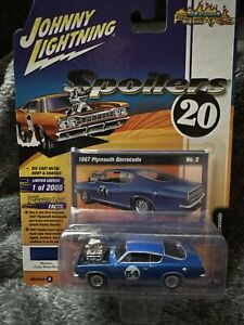 Johnny Lightning 1967 Plymouth Barracuda Spoilers 1/64