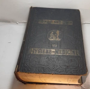 Handbook of Domestic Hygiene and Rational Medicine JM Kellogg H/C 1906 Antique - Picture 1 of 14