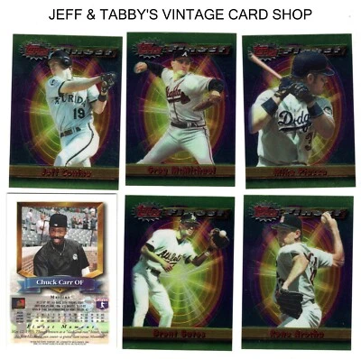 1994 Topps Finest Baseball / SEE DROP DOWN MENU FOR CARD YOU WILL RECEIVE - Image 1 of 4