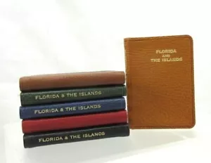 FLORIDA AND THE ISLANDS Mini Guía Cuaderno Cuero Encuadernado Cubierta Suave - Imagen 1 de 14