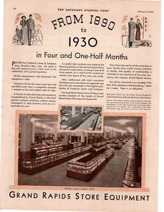1930 Grand Rapids Store Equipment einseitige Printanzeige - Bild 1 von 1