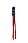 12 Pack Embroidered Stars American Flag Windsocks 60&quot; Show USA Patriotic Support