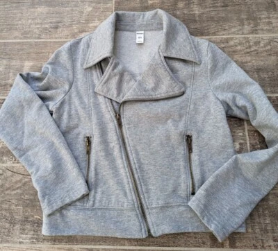 Suéter Old Navy Niños Gris Cremallera con Bolsillos - Grande (10-12) Buen Estado. Foto 1 de 4