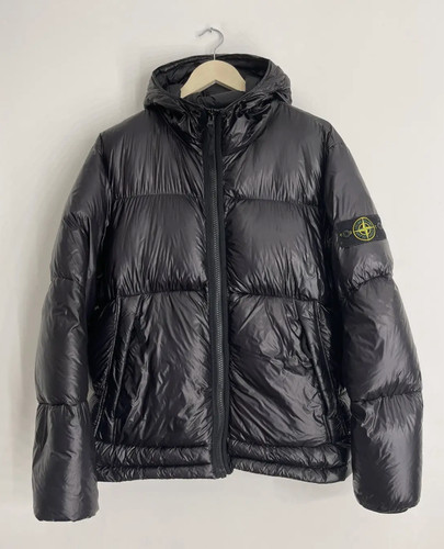 Piumino Stone Island pertex quantum Y con cappuccio convertibile decostruito