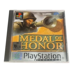 Medal of Honor PS1 (1999) – WWII Shooter by Electronic Arts (PlayStation 1) - Picture 1 of 4