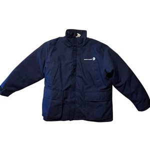 VF Imagewear Men's L Bomber Jacket Blue Workwear Work Casual New Outside - Picture 1 of 11