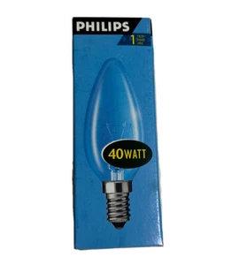 PHILIPS 40-Watt 230V B35 Clear Blunt Tip Candelabra Base Light Bulb - Picture 1 of 5