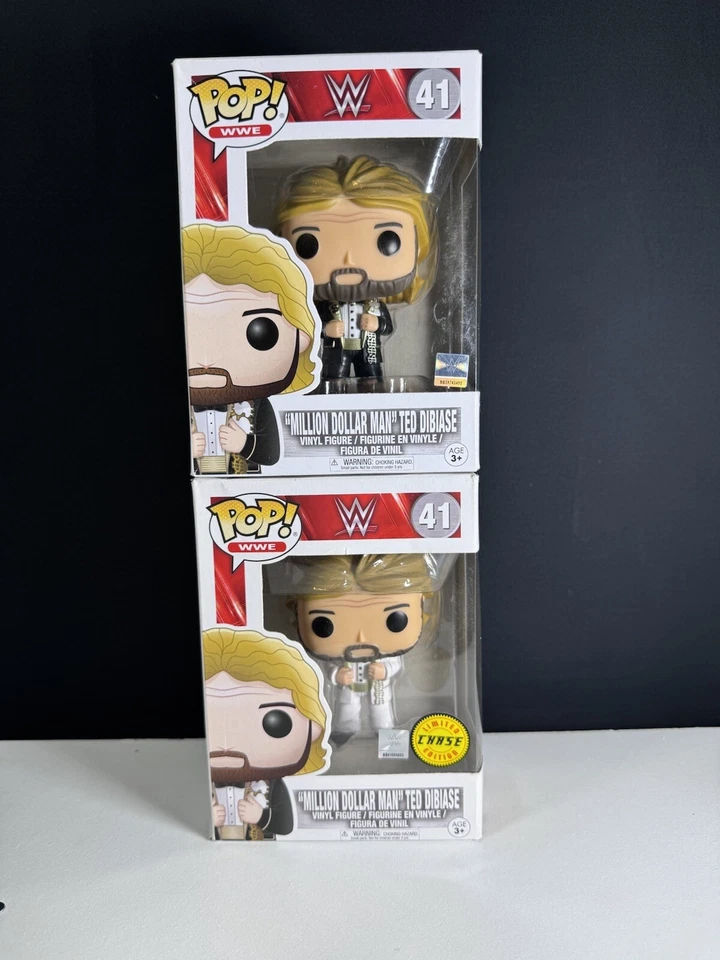 Funko Pop Vinilo WWE Ted Dibiase Chase Traje Blanco (41) y Traje Negro (41) Foto 1 de 4