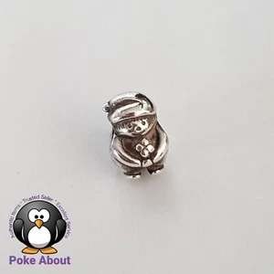 Authentic Pandora Cute Garden Gnome Gardening flower Boy Charm Retired 790416 - Picture 1 of 6