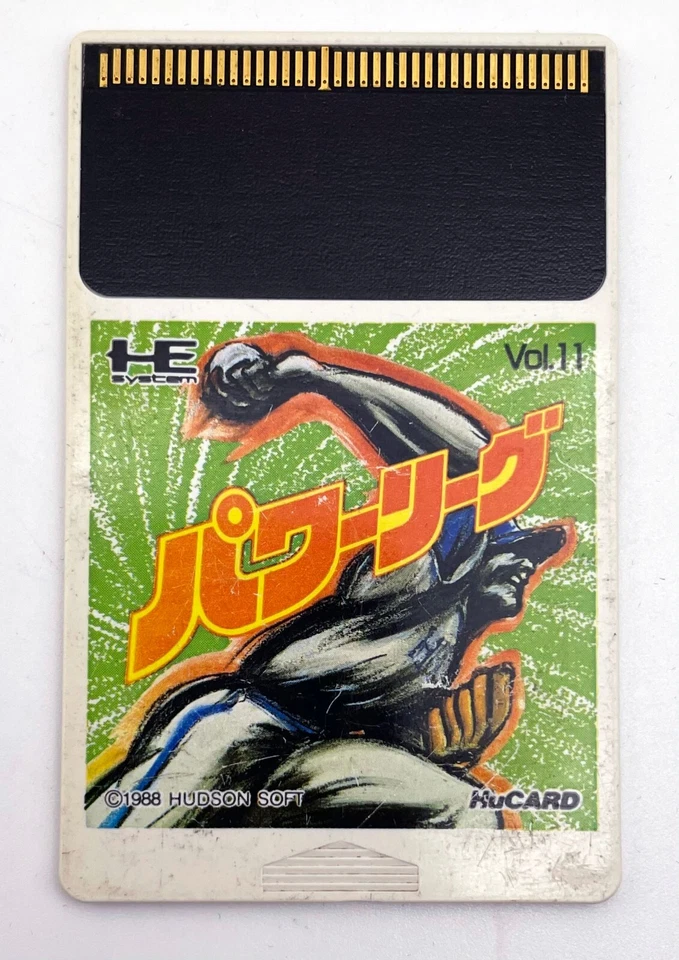 Power League Baseball Vol. 11 PC Engine HuCard 1988 Game Only US Seller - Image 1 of 2