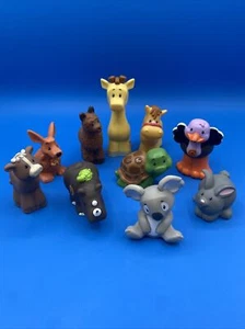 Farm And Zoo Animals Little People Animal Figures Mixed Set Of 10 - Picture 1 of 7
