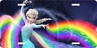 Frozen Elsa Rainbow - Walt Disney License Plate Auto Truck Car Tag Gift
