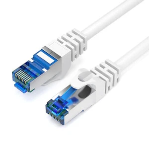 20m CAT 7 Patchkabel Netzwerkkabel Ethernetkabel DSL LAN Kabel - WEIß - Afbeelding 1 van 7