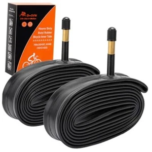 700C Heavy Duty Bike Tubes 700x35C/38C/40C/43C AV48 (35/43-622) 700C Bicycle - Picture 1 of 7
