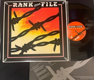 RANK and FILE Sundown 1982 Slash 1-23833  Austin TX Country punky rock plays NM - Picture 1 of 6