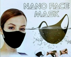 Unisex Wasserdichte 3D Atemschutzmaske Nano Face Mask Mundschutz Maske Waschbar - Bild 1 von 11