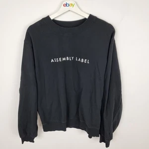 Assembly Label Sweatshirt Jumper Black Size 14 - Picture 1 of 3