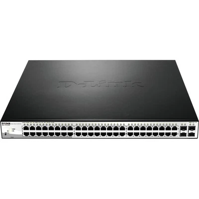 D-Link DGS-1210-52MP 52-Port Gigabit Web Smart PoE Switch w/ 4 Gigabit SFP Ports - Image 1 of 4
