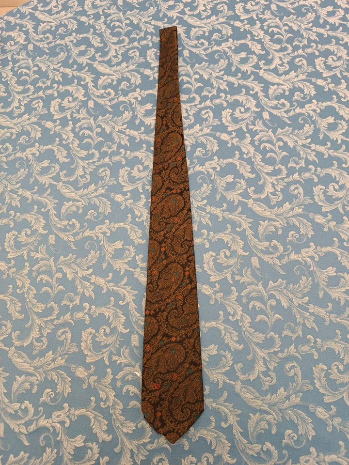 VALENTINO 100% SILK TIE SETA CRAVATTA NECKTIE MADE IN ITALY Nuova Foto.  PL - Imagen 1 de 4