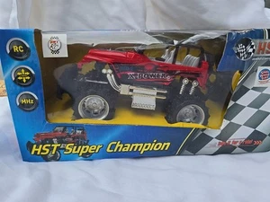 Raro RC Rojo Super Jeep Vehículo de Control Remoto Nuevo en Caja 1:24 Ver Fotos L@@K - Imagen 1 de 8