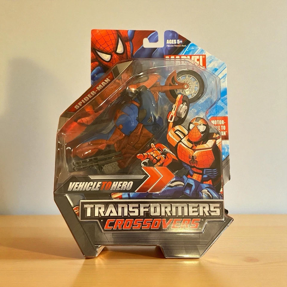 2008 HASBRO MARVEL SPIDERMAN TRANSFORMERS CROSSOVERS - Image 1 of 4