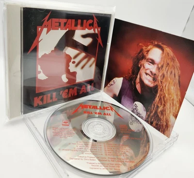 METALLICA Kill 'Em All+2bonustracks JAPAN Rare Vintage CD 25DP-5339 CSR w/Poster Foto 1 de 4