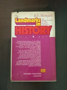 RUSSIAN BOOK IN ENGLISH: LANDMARKS IN HISTORY BY KH. MOMJAN, THE MARXIST DOCTRI - Picture 1 of 13
