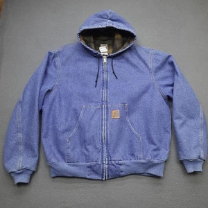 Vintage ASAP ROCKY Carhartt Denim Blanket Lined J08 DST Jacke Herren Gr. XL - Bild 1 von 18