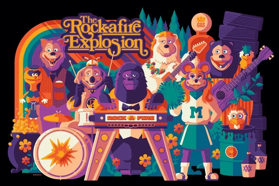 18x24 Music Poster : The Rock-afire Explosion - Image 1 of 1