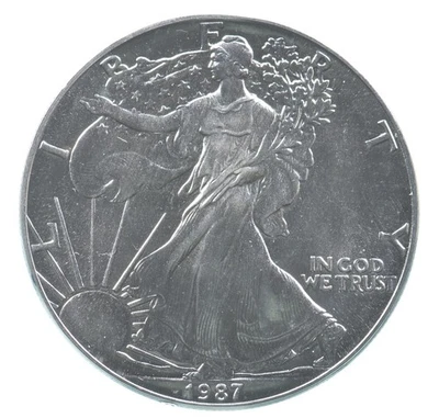 1987 American Silver Eagle Estate Coin Collection *458 - Image 1 of 3
