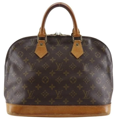 Louis Vuitton Alma M51130 Brown Monogram Canvas Handbag Vintage Authentic - Image 1 of 4