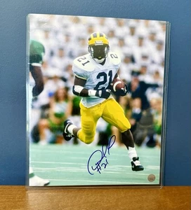 Desmond Howard Michigan Football Autographed 8x10 Photo GTSM 1991 vs Michigan St - Picture 1 of 5