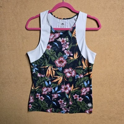ADIDAS Y-3 Yohji Yamamoto Roland Garros Paris Tennis Tank Top Shirt W's size L Foto 1 de 4