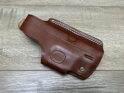 Coldre de couro marrom Guide Gear Smith & Wesson M&P Shield - Imagem 1 de 4