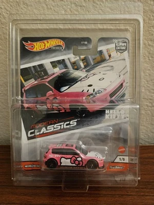 风火轮汽车文化现代经典本田思域EG Hello Kitty (FPY86) - 全新! — 第 1/4 张图片