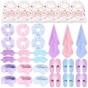 36 Teile Mädchen Schlafanzug Partyzubehör Schlummer Spa Partyzubehör 3 Farben mit... - Bild 1 von 7