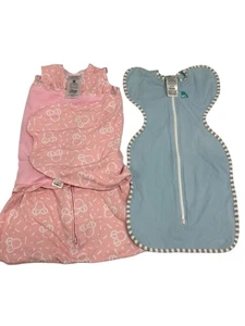 Sleep Sack Love To Dream Swaddle Halo Lot Of 2 Wearable Blankets Newborn - Picture 1 of 6