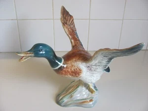 Vintage Beswick Mallard Duck Porcelain Figurine - #749 - Made in England - Picture 1 of 9
