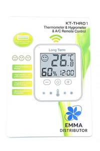  Thermometer & Hygrometer and Universal Air Conditioner Remote Control  KT-THRO1 - Picture 1 of 9