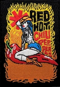Red Hot Chili Peppers Rock Music Embroidered Iron on Patch Applique - Picture 1 of 1